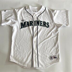Vintage Majestic Mariners Blank Jersey MLB XL